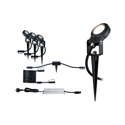 Paulmann Plug & Shine Smart Outdoor-Bundle Sting Zigbee 3.000K