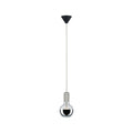 Paulmann Pendel E27 2m Stoffkabel Grau Fassung Beton Baldachin Schwarz