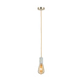 Paulmann Pendel E27 2m Stoffkabel Gold Fassung Alabaster Baldachin Gold