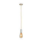 Paulmann Pendel E27 2m Stoffkabel Gold Fassung Alabaster Baldachin Gold