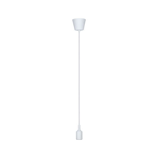 Paulmann Pendel E27 2m Stoffkabel max1x20W Ws Sil