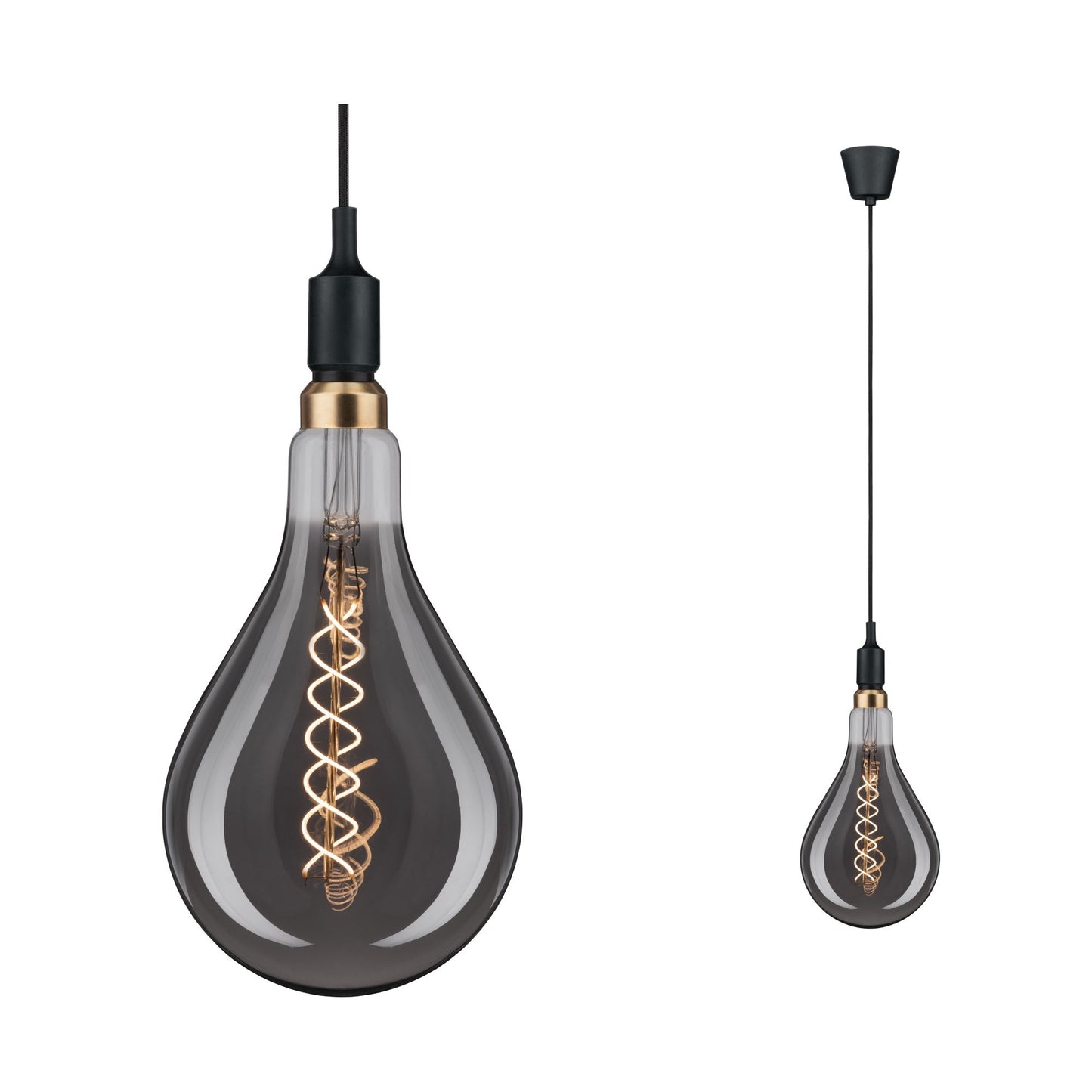 Paulmann Pendelleuchte Neordic Ketil E27 max. 1x60W Schwarz