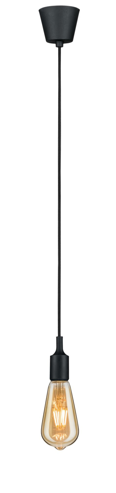 Paulmann Pendelleuchte Neordic Ketil E27 max. 1x60W Schwarz