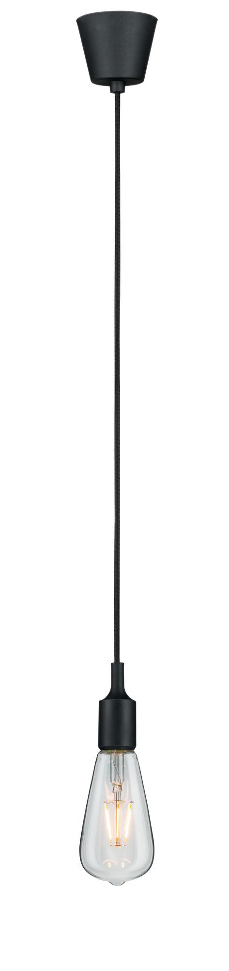 Paulmann Pendelleuchte Neordic Ketil E27 max. 1x60W Schwarz