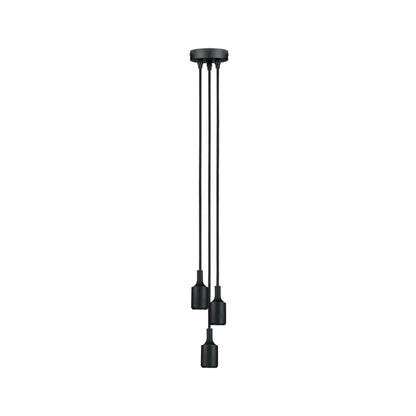 Paulmann Pendelleuchte Neordic Ketil E27 max. 3x60W Schwarz