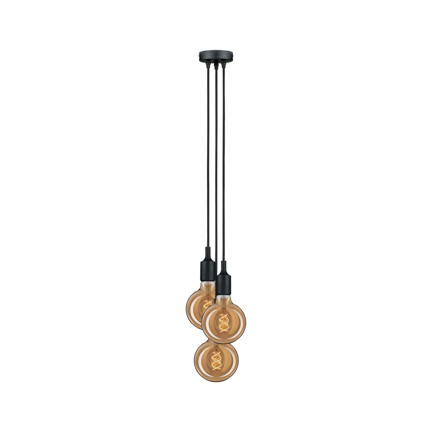 Paulmann Pendelleuchte Neordic Ketil E27 max. 3x60W Schwarz