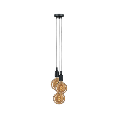 Paulmann Pendelleuchte Neordic Ketil E27 max. 3x60W Schwarz