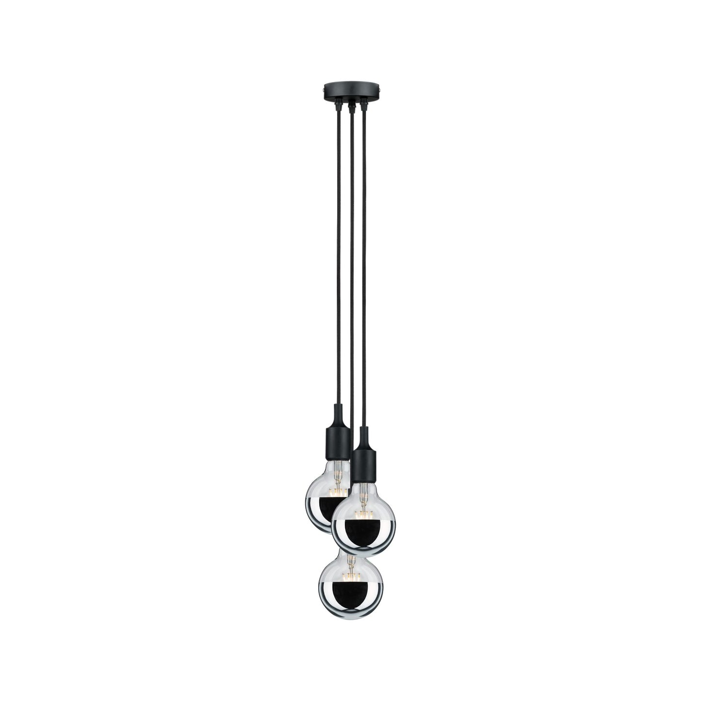 Paulmann Pendelleuchte Neordic Ketil E27 max. 3x60W Schwarz