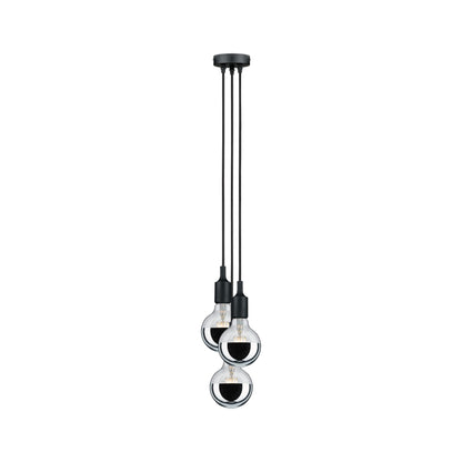 Paulmann Pendelleuchte Neordic Ketil E27 max. 3x60W Schwarz