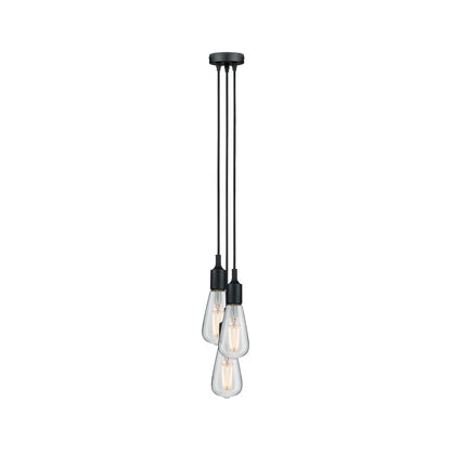 Paulmann Pendelleuchte Neordic Ketil E27 max. 3x60W Schwarz