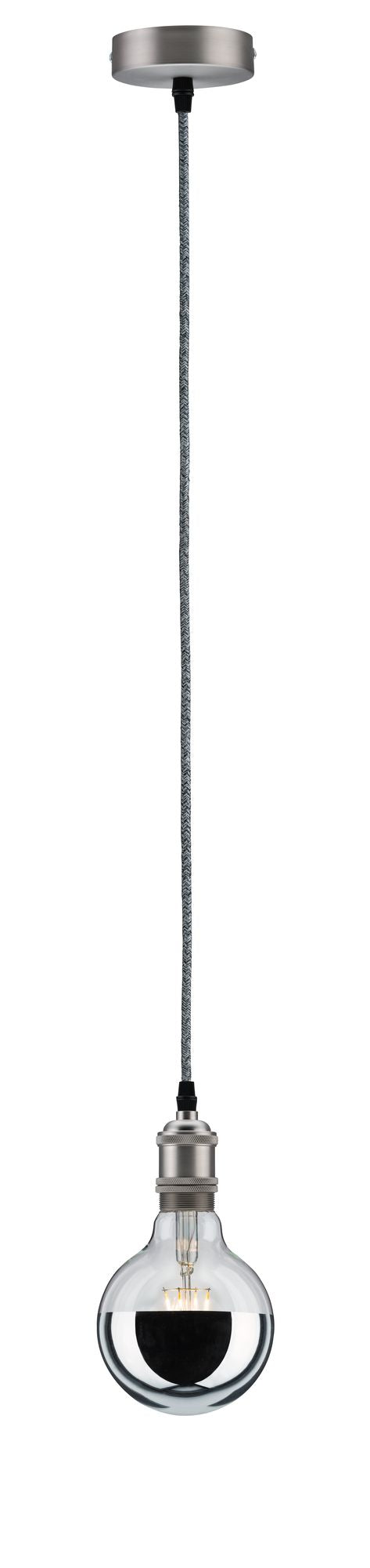 Paulmann Pendelleuchte Neordic Eldar E27 max. 1x60W Grau/Nickel gebürstet
