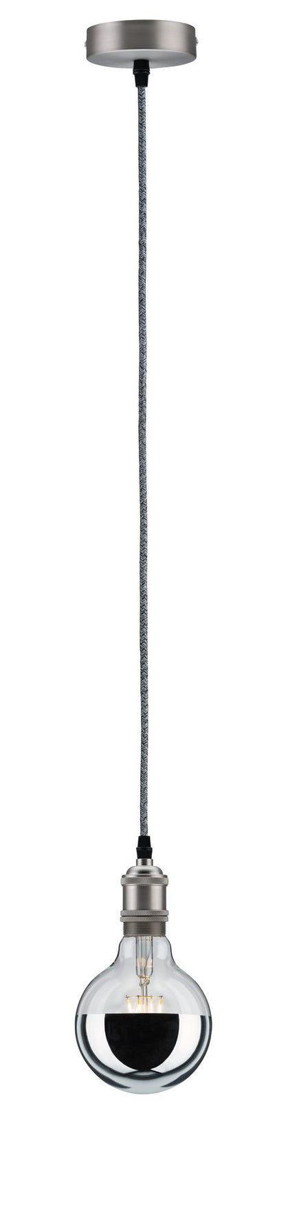 Paulmann Pendelleuchte Neordic Eldar E27 max. 1x60W Grau/Nickel gebürstet