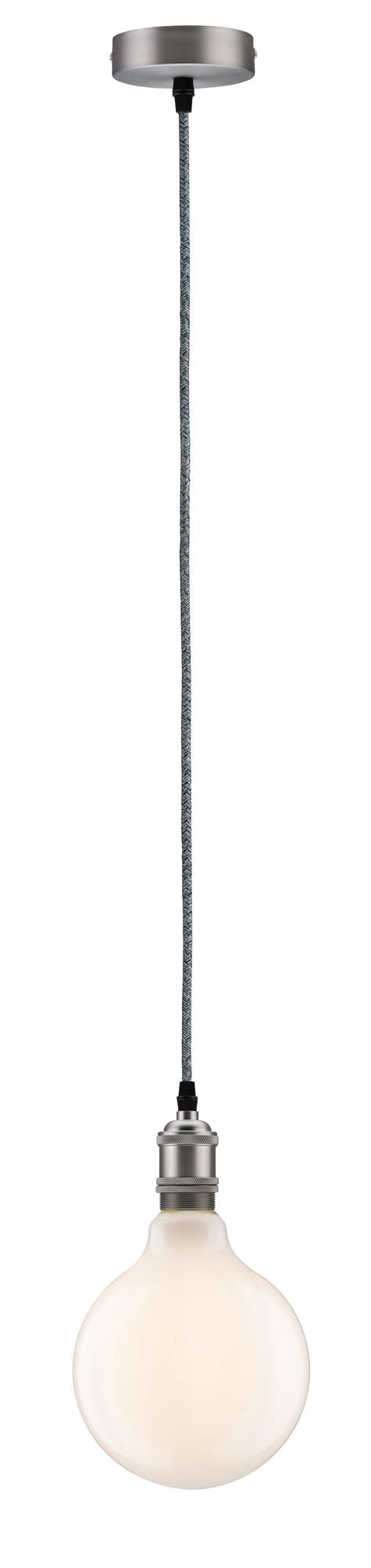 Paulmann Pendelleuchte Neordic Eldar E27 max. 1x60W Grau/Nickel gebürstet