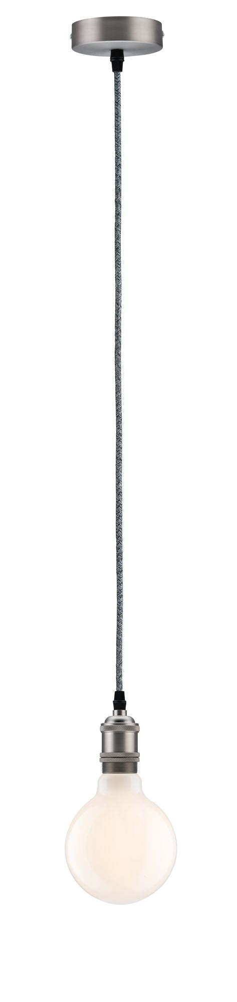 Paulmann Pendelleuchte Neordic Eldar E27 max. 1x60W Grau/Nickel gebürstet