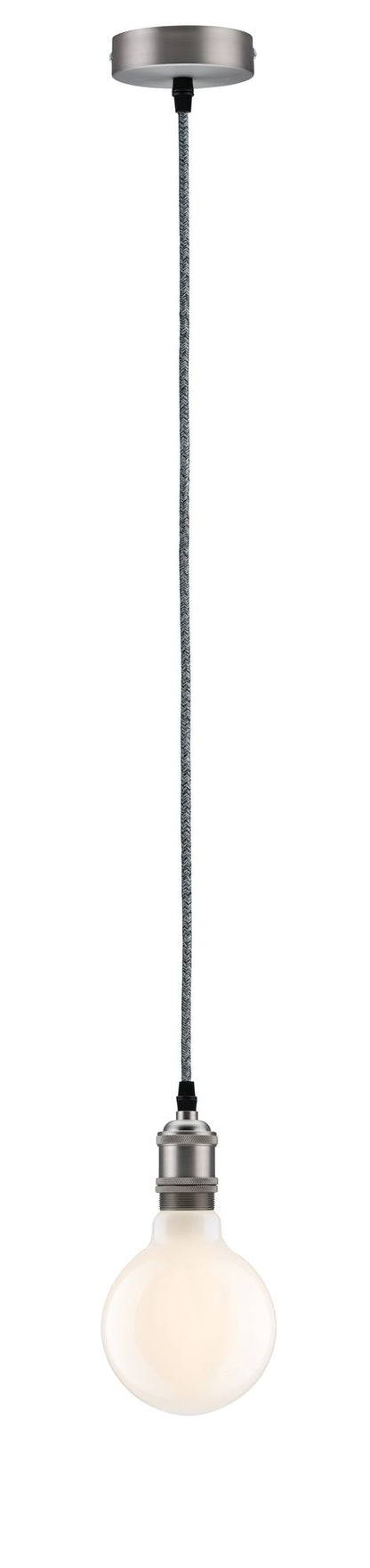 Paulmann Pendelleuchte Neordic Eldar E27 max. 1x60W Grau/Nickel gebürstet