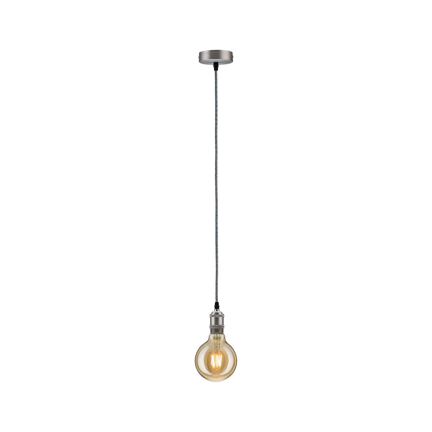 Paulmann Pendelleuchte Neordic Eldar E27 max. 1x60W Grau/Nickel gebürstet