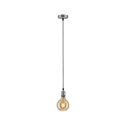 Paulmann Pendelleuchte Neordic Eldar E27 max. 1x60W Grau/Nickel gebürstet