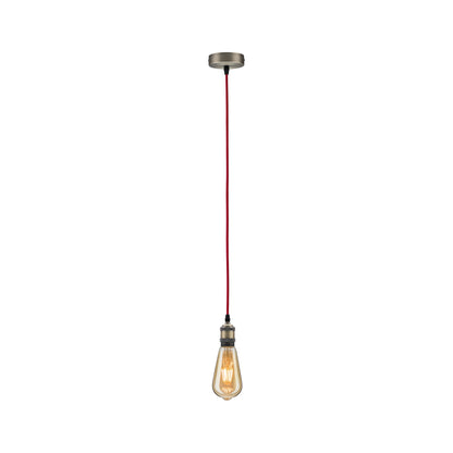 Paulmann Pendelleuchte Neordic Eldar E27 max. 1x60W Rot/Brüniert