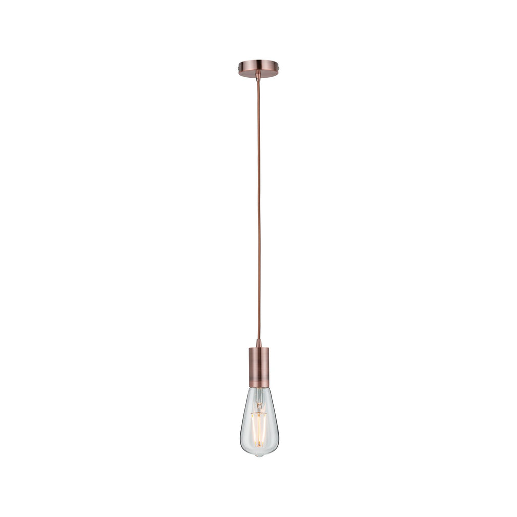 Paulmann Pendelleuchte Neordic Haldis E27 max. 1x60W Kupfer