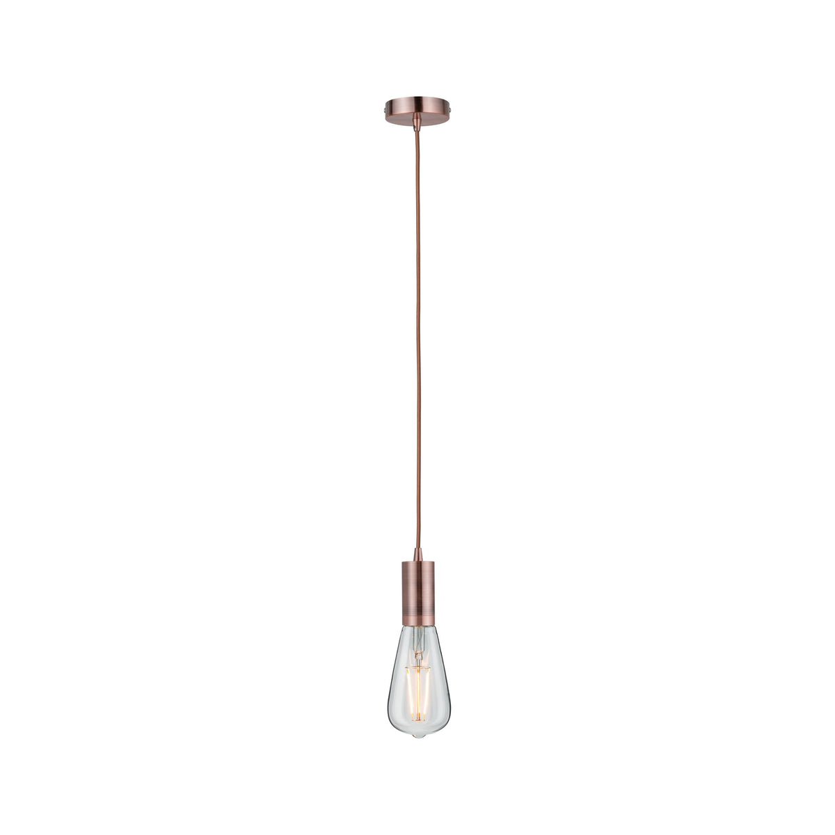 Paulmann Pendelleuchte Neordic Haldis E27 max. 1x60W Kupfer