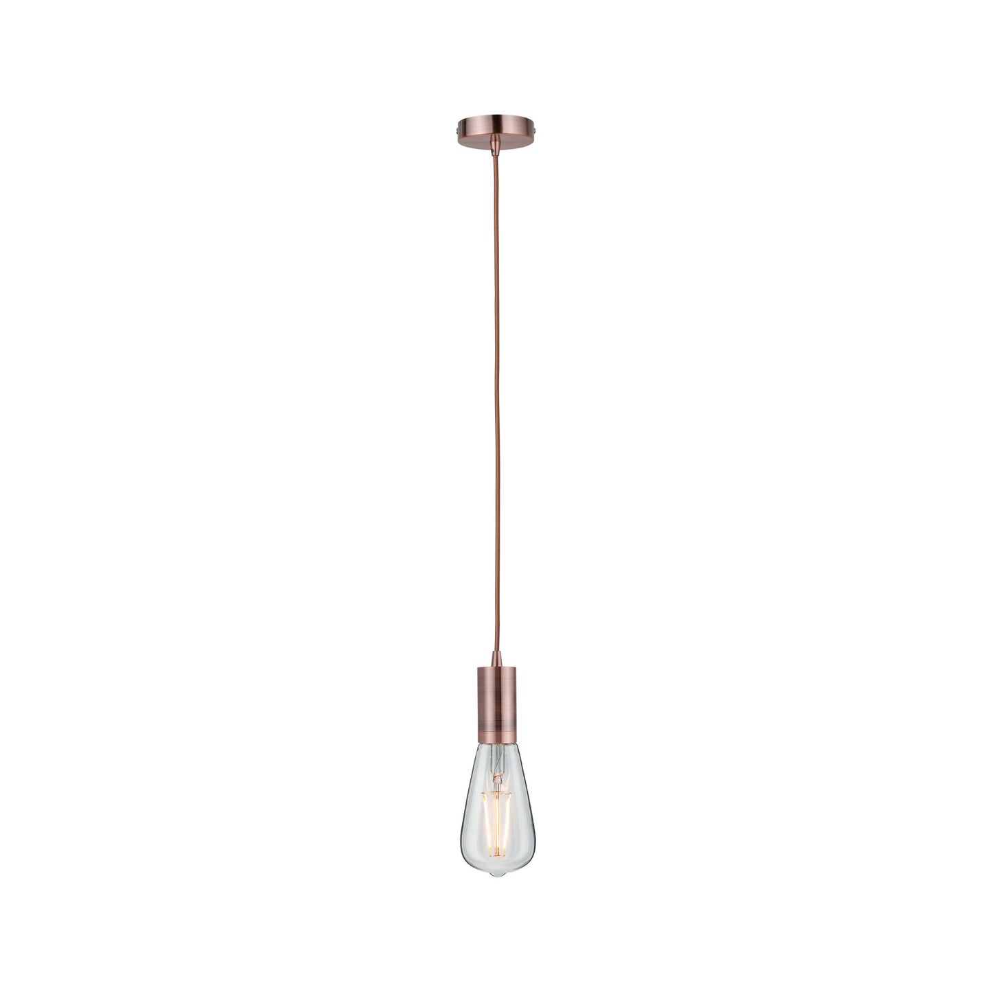 Paulmann Pendelleuchte Neordic Haldis E27 max. 1x60W Kupfer