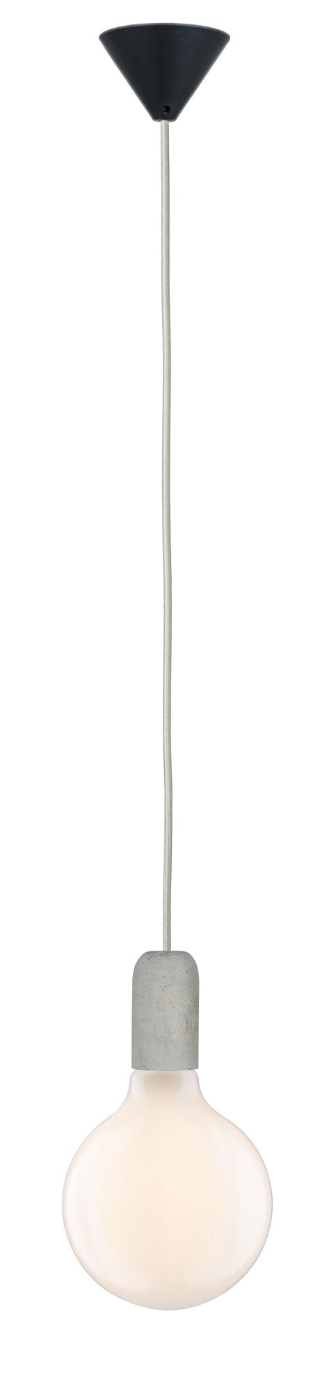 Paulmann Pendelleuchte Neordic Jano E27 max. 1x60W Grau/Schwarz/Beton