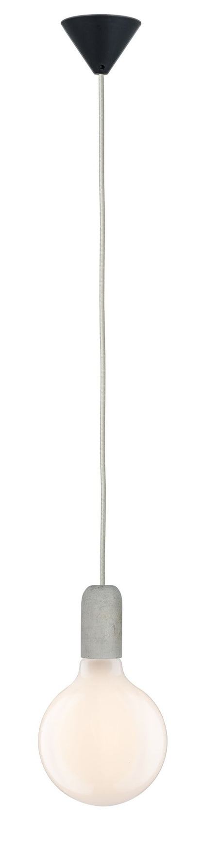 Paulmann Pendelleuchte Neordic Jano E27 max. 1x60W Grau/Schwarz/Beton