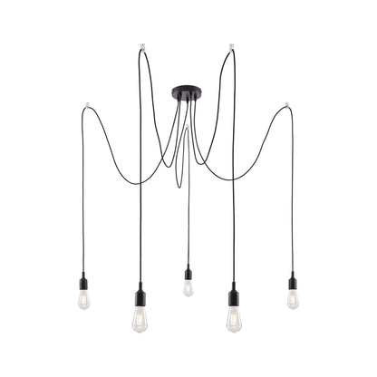 Paulmann Pendelleuchte Neordic Ketil 5-flammig ohne Leuchtmittel, max. 5x20W E27