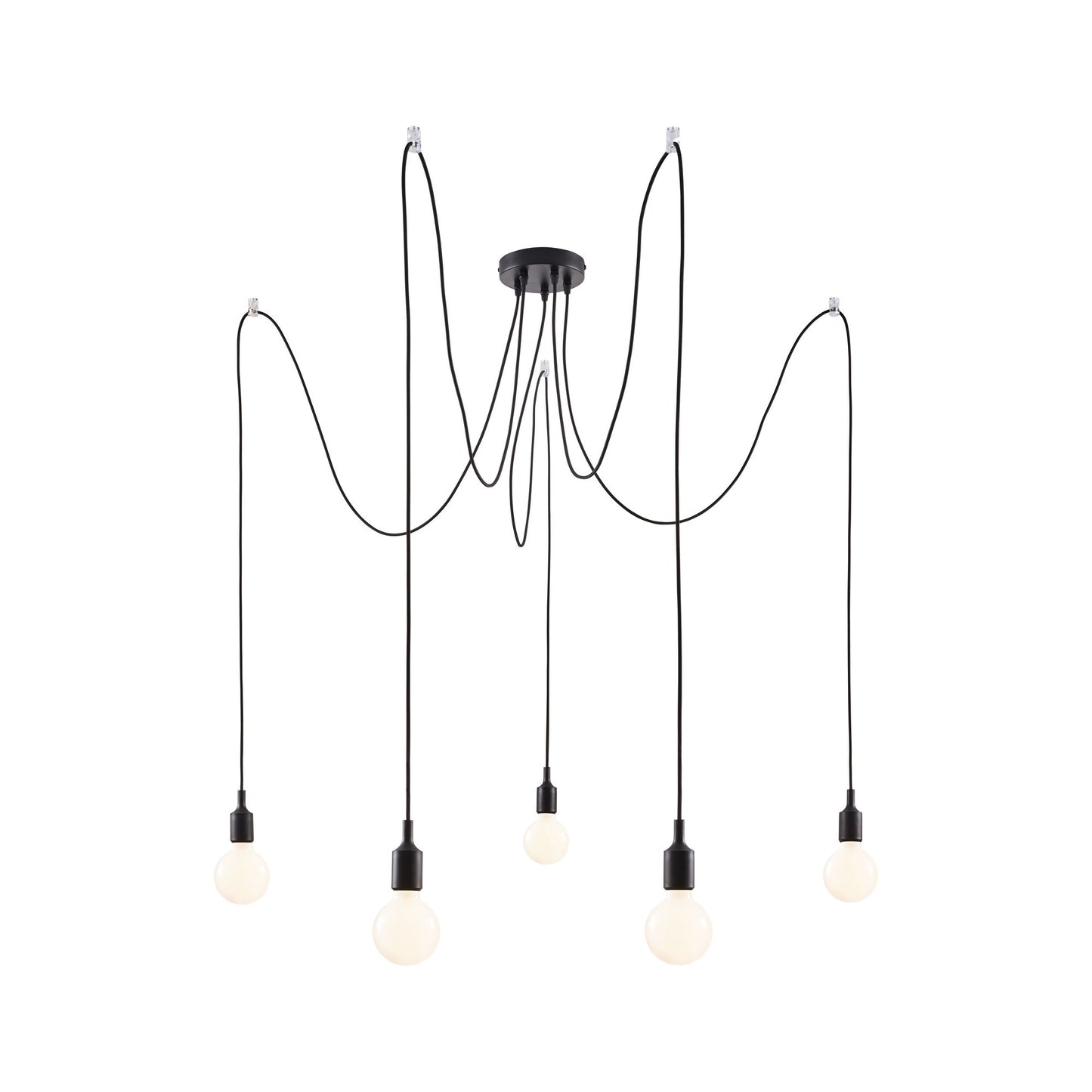 Paulmann Pendelleuchte Neordic Ketil 5-flammig ohne Leuchtmittel, max. 5x20W E27