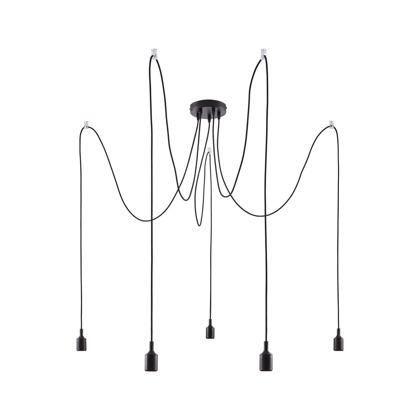 Paulmann Pendelleuchte Neordic Ketil 5-flammig ohne Leuchtmittel, max. 5x20W E27