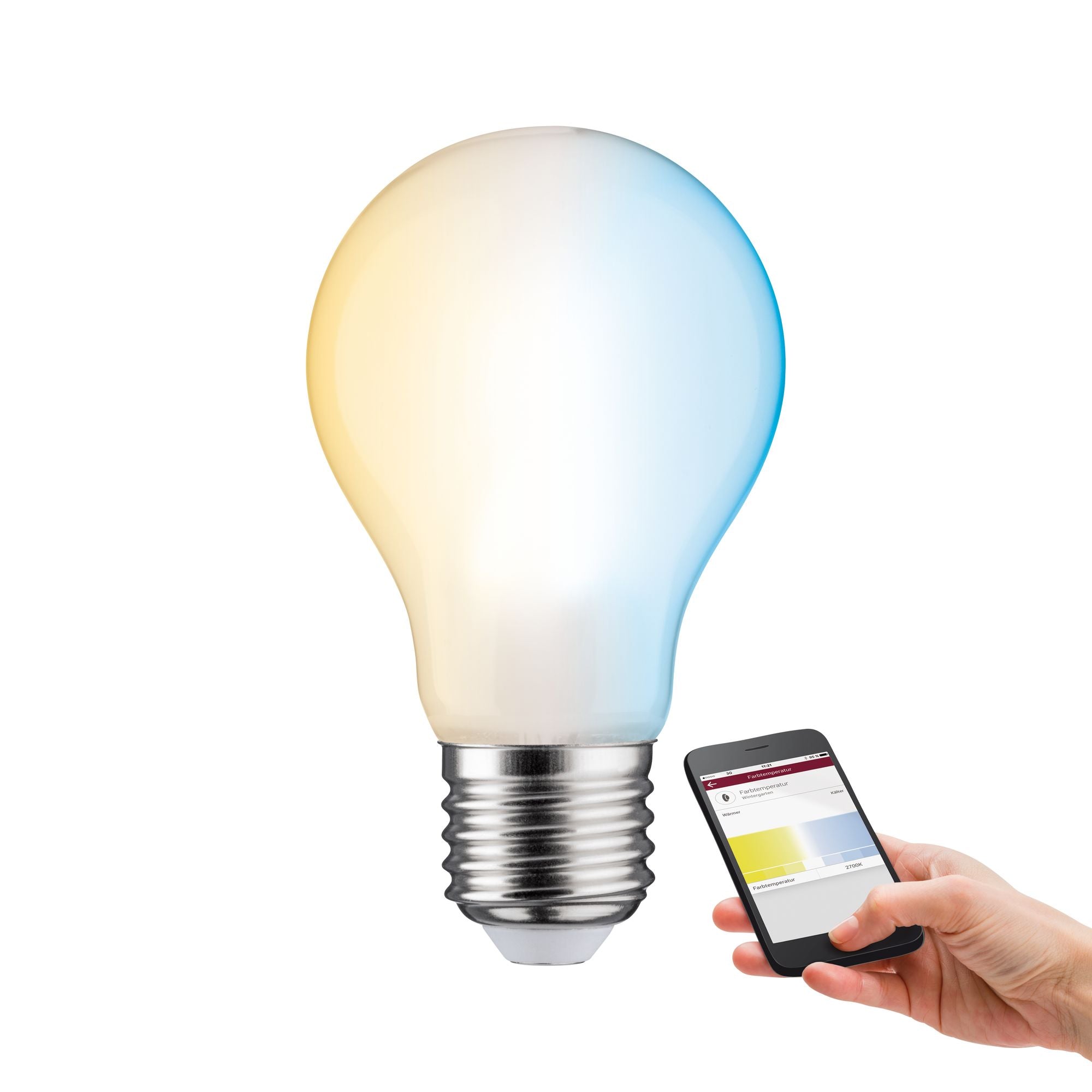 Paulmann Smart Home Zigbee LED Standardform 7 Watt E27 2.200 - 6.500K Tunable White