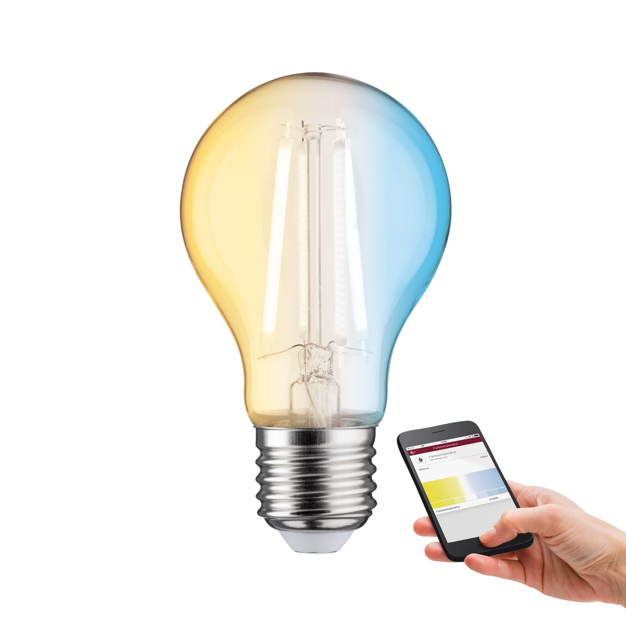 Paulmann Smart Home Zigbee LED Standardform 4,7 Watt E27 2.200 - 6.500K Tunable White