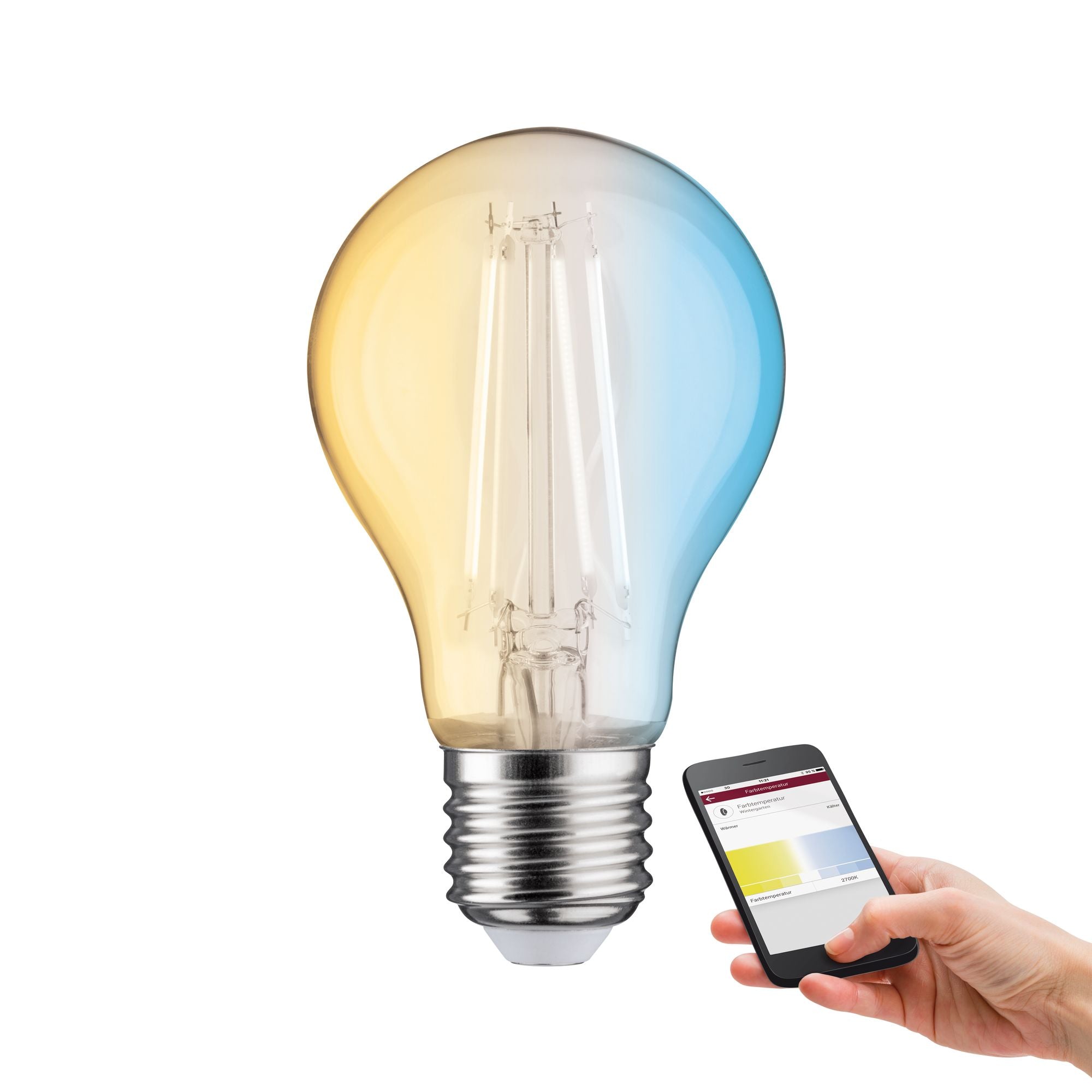 Paulmann Smart Home Zigbee LED Standardform 7 Watt E27 2.200 - 6.500K Tunable White