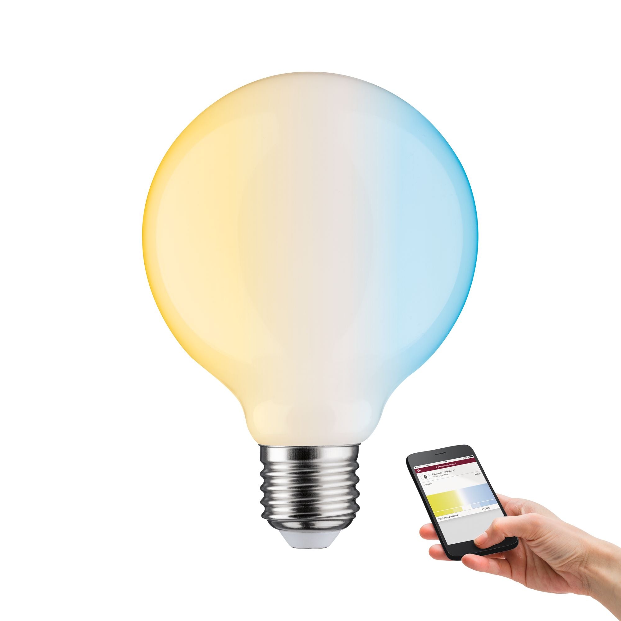 Paulmann Smart Home Zigbee LED Speziallampen 7 Watt E27 2.200 - 6.500K Tunable White