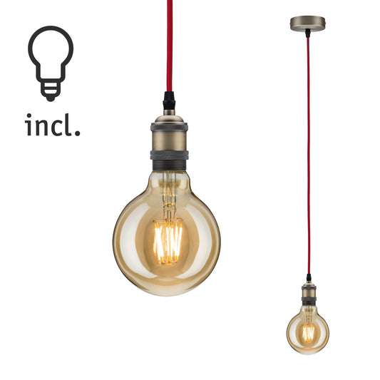 Paulmann Wohnraumleuchten Bundle Pendel 1x 6 Watt E27 1.700K