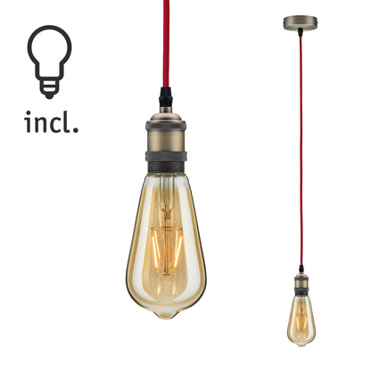 Paulmann Wohnraumleuchten Bundle Pendel 1x 6 Watt E27 1.700K