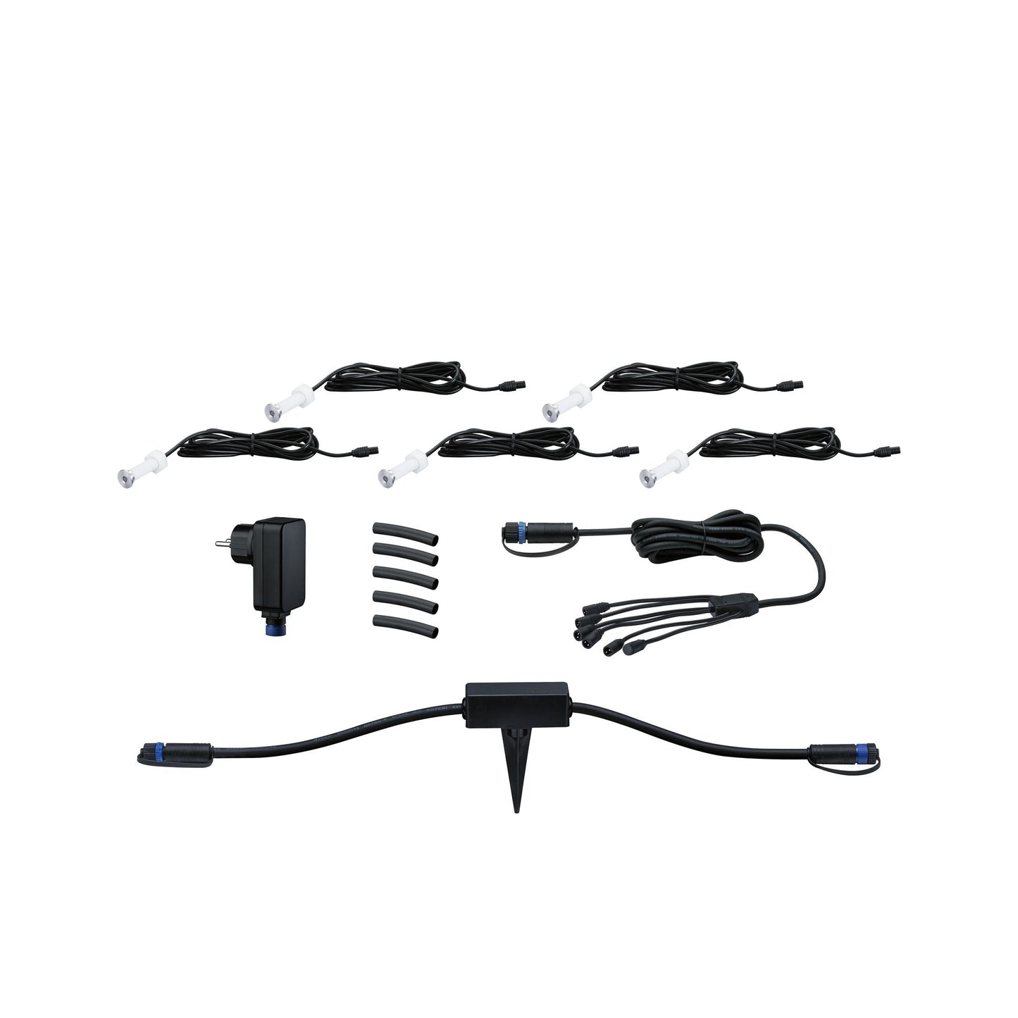 Paulmann Bundle Outdoor Plug & Shine MicroPen ZigBee 5x 0,22 Watt 3000K