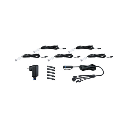 Paulmann Bundle Outdoor Plug & Shine MicroPen ZigBee 5x 0,22 Watt 3000K