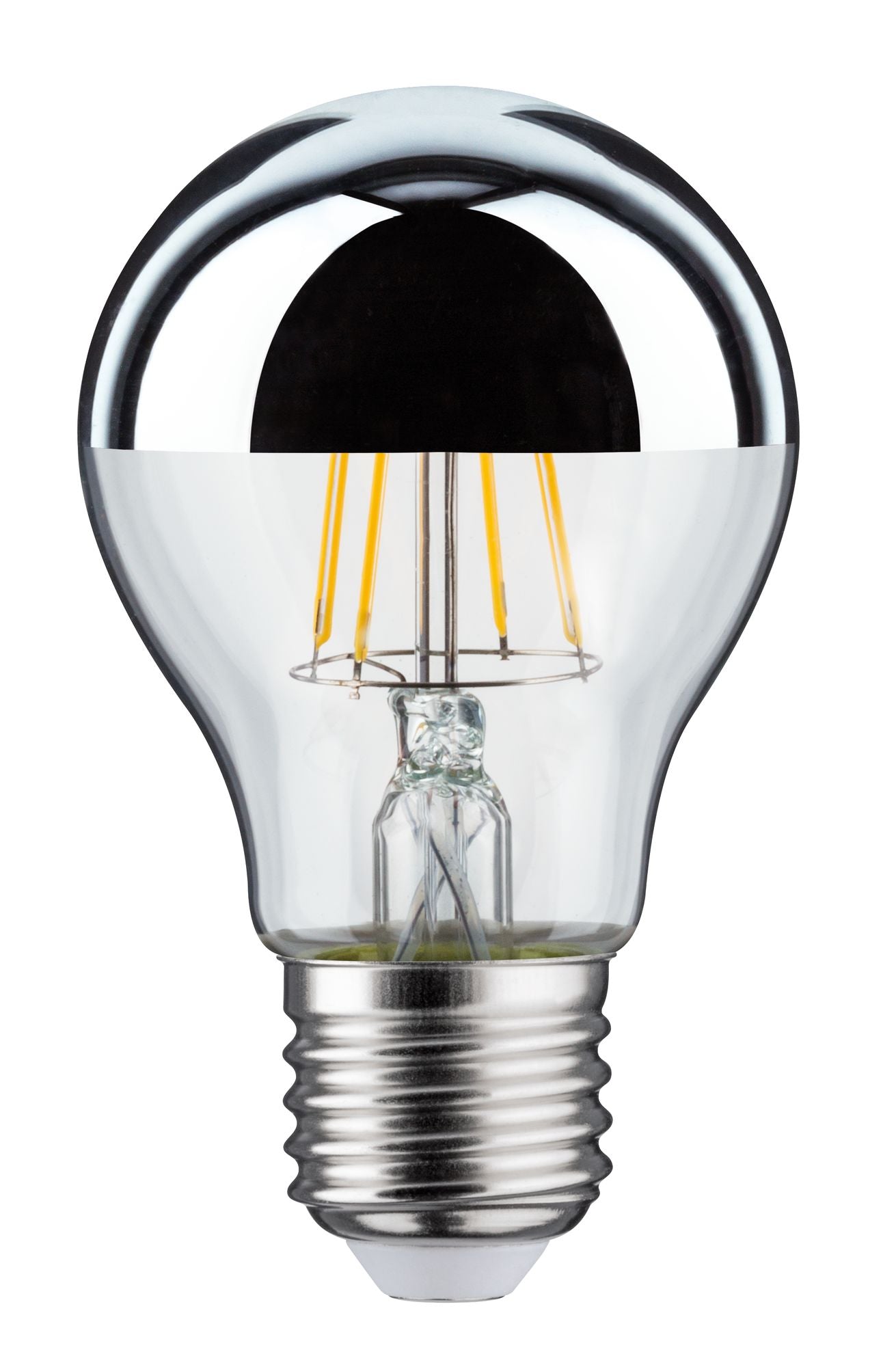 Paulmann Leuchtmittel Bundle 3x LED Allgebrauchslampe Kopfspiegel silber 3x 6,5 Watt