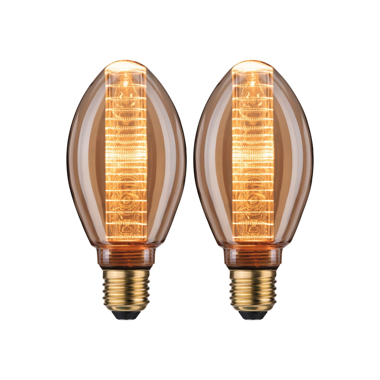 Paulmann Leuchtmittel Bundle 2x LED Inner Glow ring gold E27 1800K 200lm