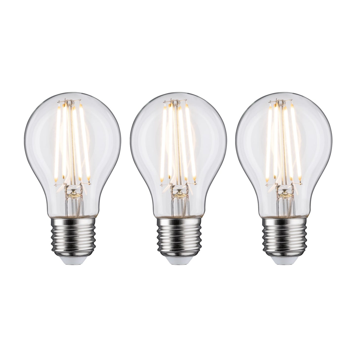 Paulmann Leuchtmittel Bundle 3x LED Filament Allgebrauchslampe klar 3x 9 Watt E27 230V