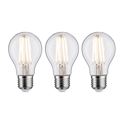 Paulmann Leuchtmittel Bundle 3x LED Filament Allgebrauchslampe klar 3x 9 Watt E27 230V