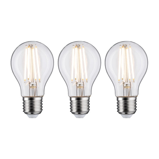Paulmann Leuchtmittel Bundle 3x LED Filament Allgebrauchslampe klar 3x 9 Watt E27 230V