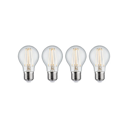 Paulmann Leuchtmittel Bundle 4x LED Allgebrauchslampe klar 4x 7,5 Watt E27 230V