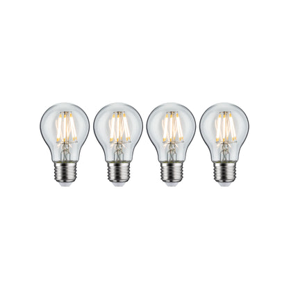 Paulmann Leuchtmittel Bundle 4x Filament Allgebrauchslampe klar 4x 7 Watt E27 230V