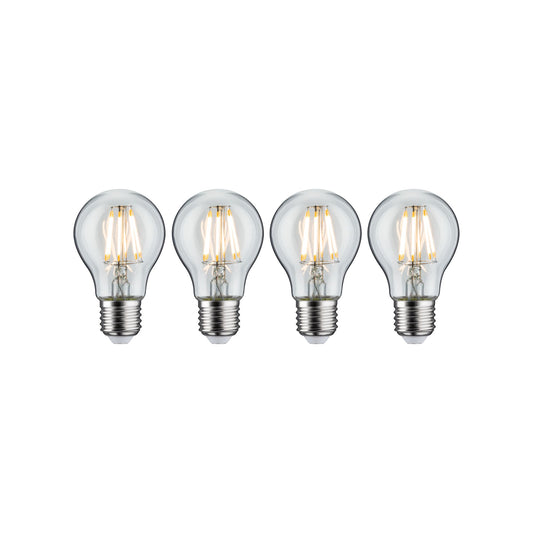 Paulmann Leuchtmittel Bundle 4x Filament Allgebrauchslampe klar 4x 7 Watt E27 230V