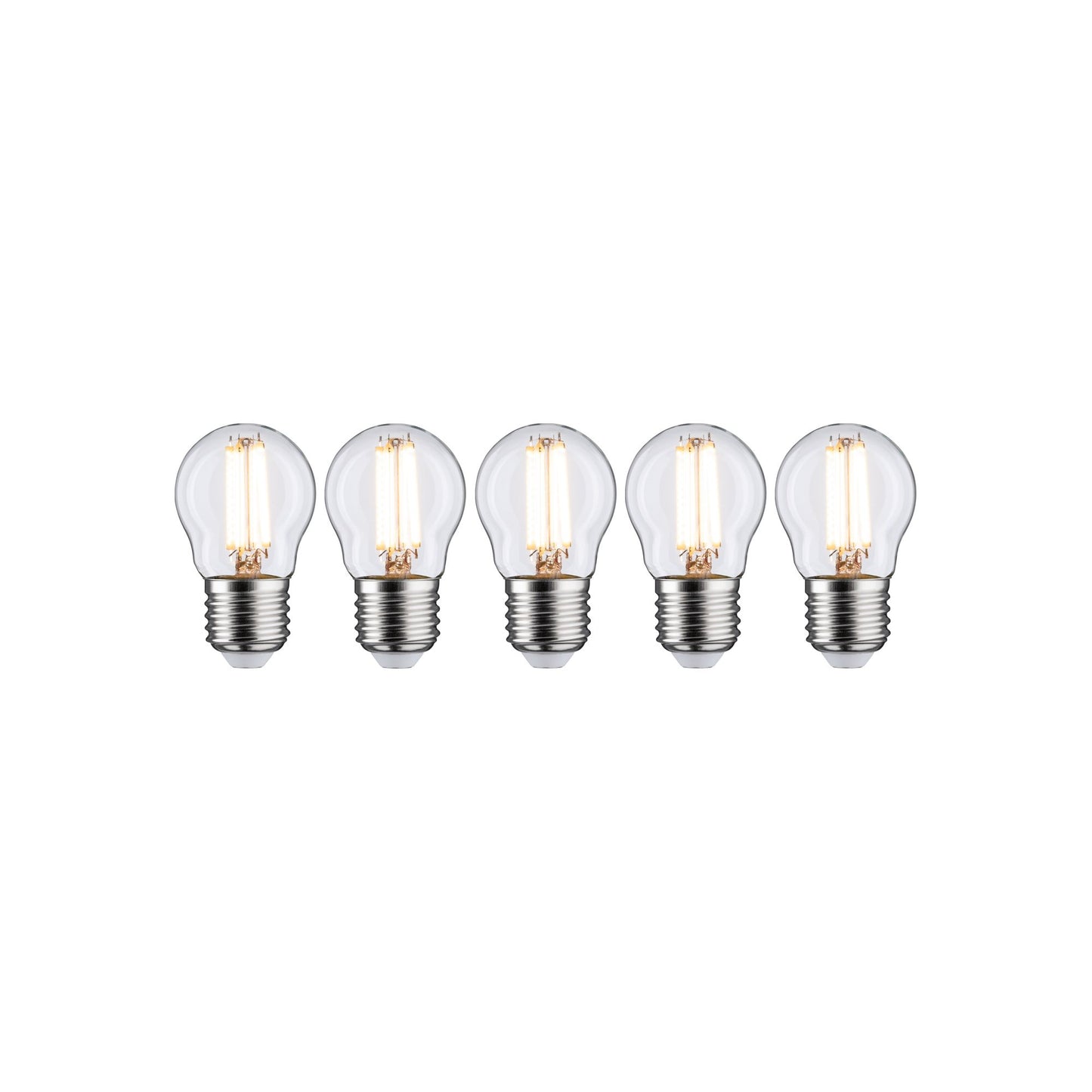 Paulmann Bundle 5xLED Fil Tropfen 806lm E27 2700K 6,5W klar 230V