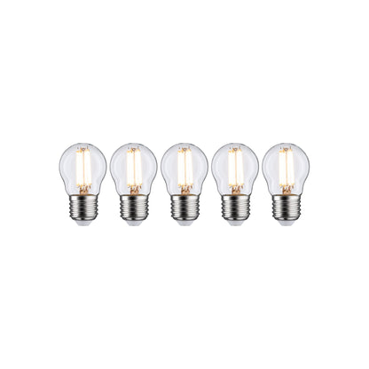 Paulmann Bundle 5xLED Fil Tropfen 806lm E27 2700K 6,5W klar 230V