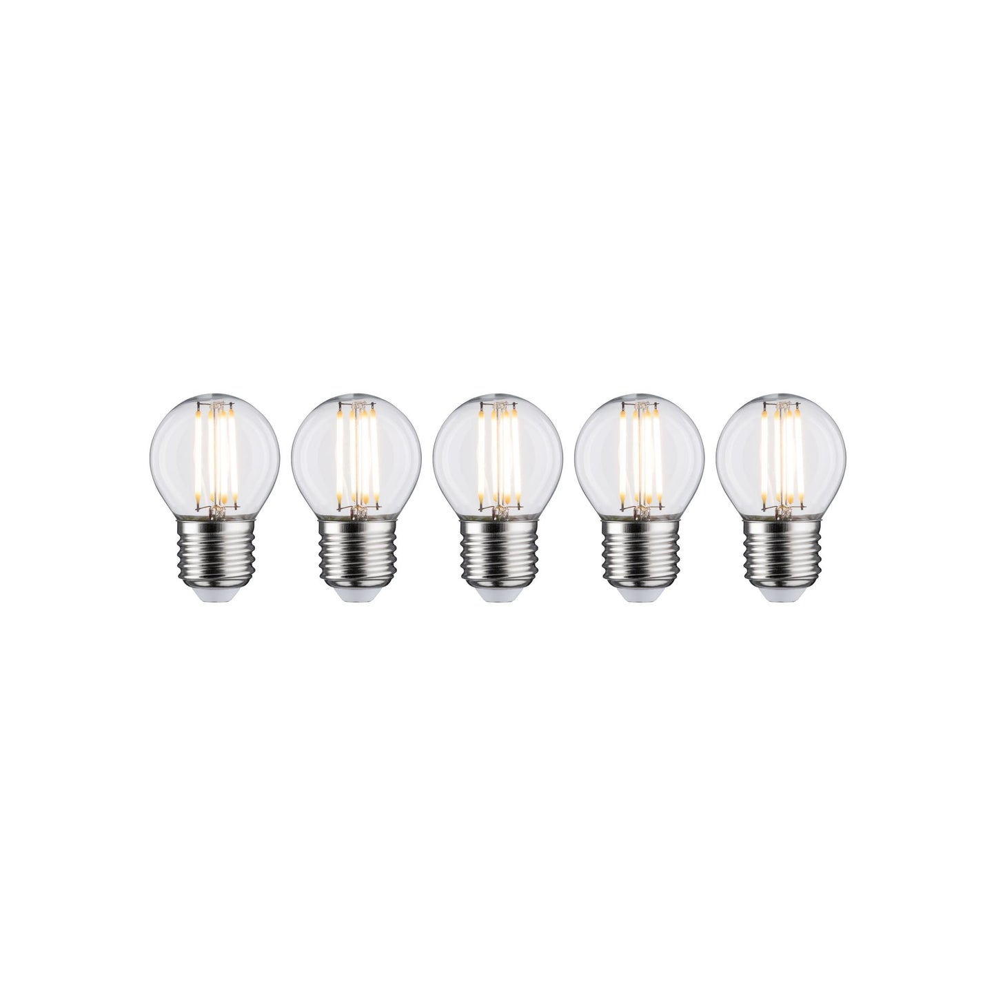 Paulmann Leuchtmittel Bundle 3x LED Filament Tropfen klar 5x 5 Watt E27 230V 2700K