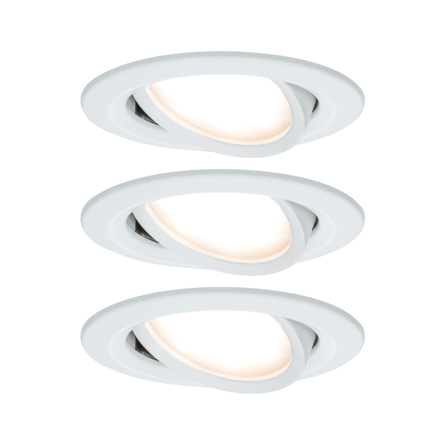 Paulmann Bundle Einbauleuchte Nova Coin 3er-Set 3x6,5W 2700K